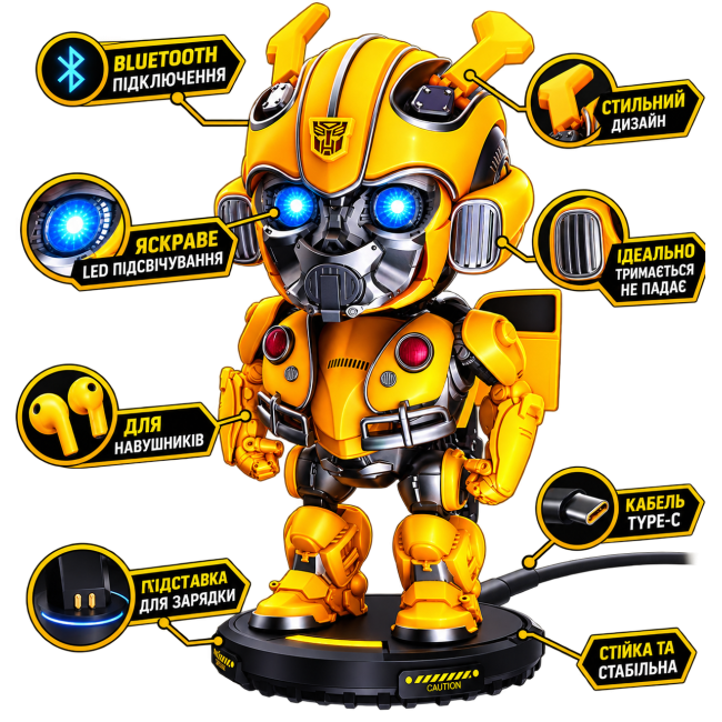 Навушники Transformers Bumblebee Навушники Transformers Bumblebee