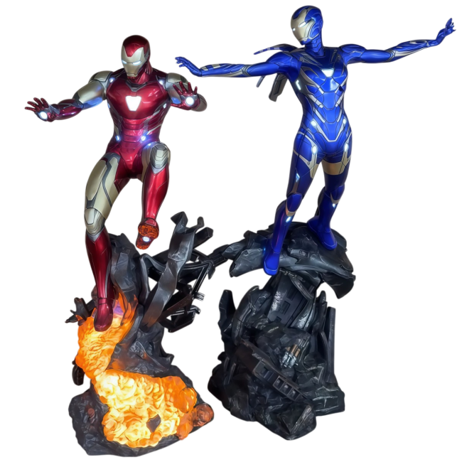 Парні статуї Iron Man та Pepper Potts Rescue 70 см | Marvel
