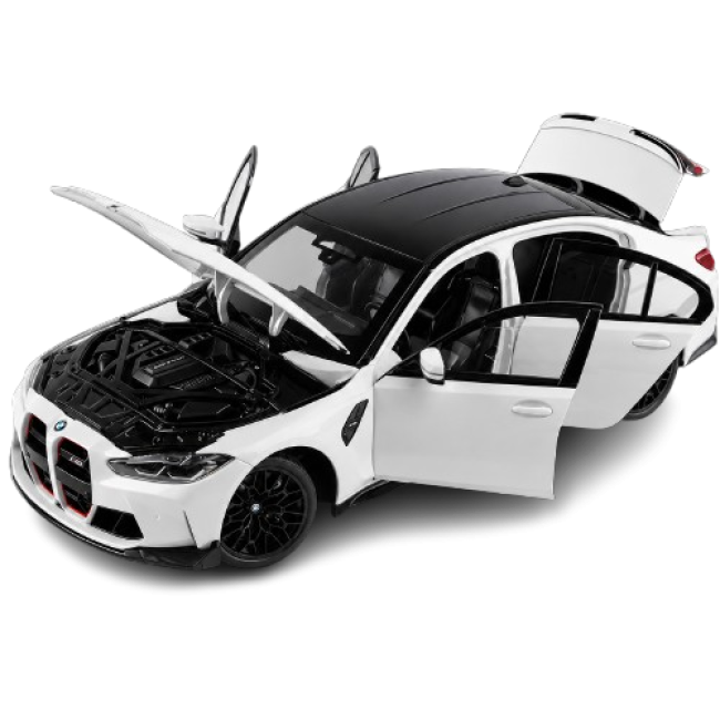 BMW M3 G80 1:18 (Біла) BMW M3 G80 1:18 (Біла)