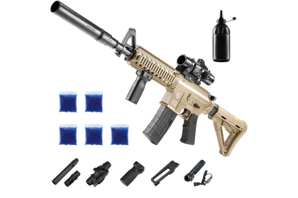 Автомат M4A1 PRO + орбизы (5пач.) + бутылка-дозатор