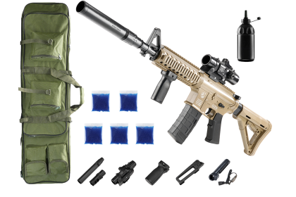 Автомат M4A1 PRO + орбізи (5пач.) + чохол + пляшка-дозатор