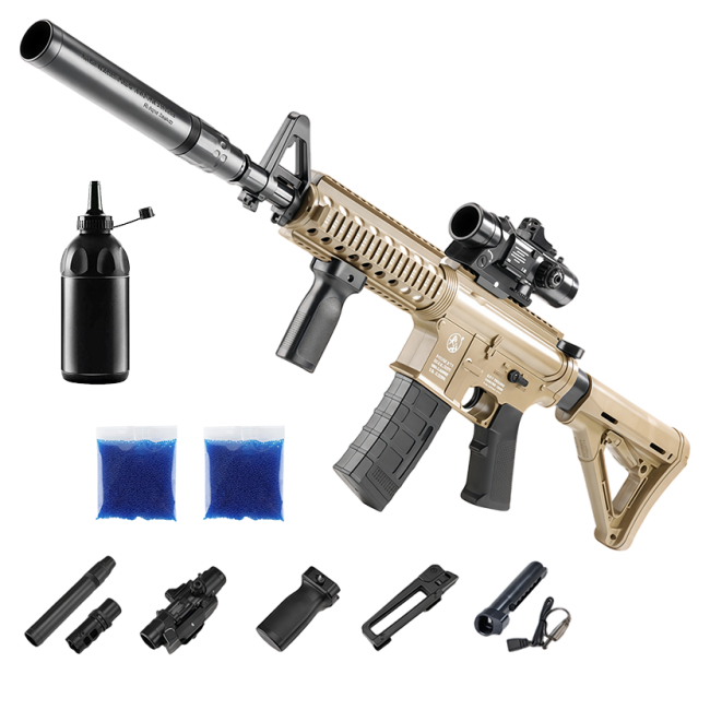 Автомат M4A1 PRO + орбізи (2пач.) + пляшка-дозатор Автомат M4A1 PRO + орбізи (2пач.) + пляшка-дозатор