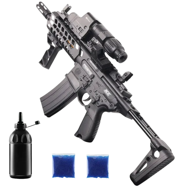 AR-15 Pro Max з трасером + 2 пачки орбізів + пляшка-дозатор