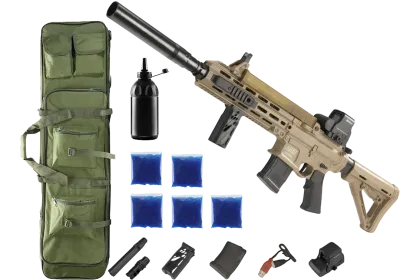 Автомат AR-57 PRO + орбізи (5пач.) + чохол + пляшка-дозатор