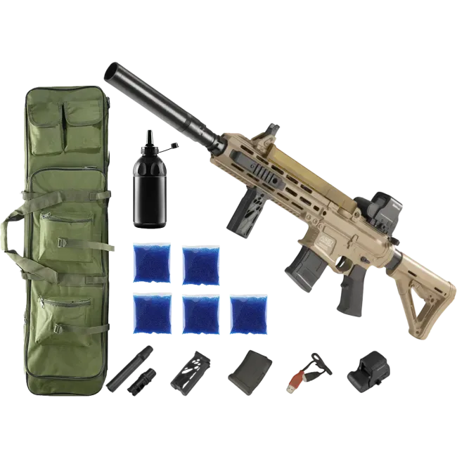Автомат AR-57 PRO + орбізи (5пач.) + чохол + пляшка-дозатор