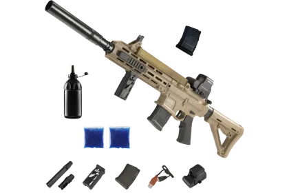 Автомат AR-57 PRO + орбізи (2пач.) + пляшка-дозатор + швидкозмінний акумулятор