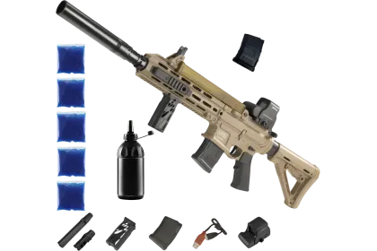 Автомат AR-57 PRO + орбізи (5пач.) + пляшка-дозатор + швидкохмінний акумулятор