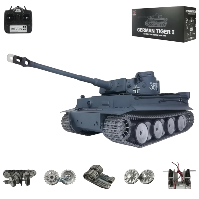 Henglong German Tiger I 1:16 Pro — Професійна версія