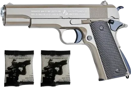 Пістолет Colt M-1911 PRO + орбізи (2пач.)