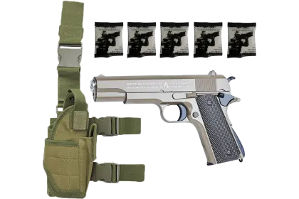 Пістолет Colt M-1911 PRO + орбізи (5пач.) + кобура