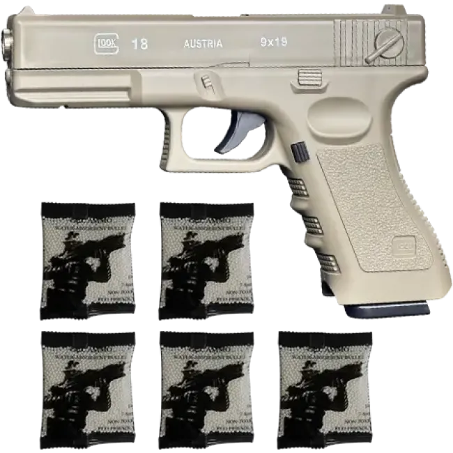 Пістолет Glock-18 PRO + орбізи (5пач.)