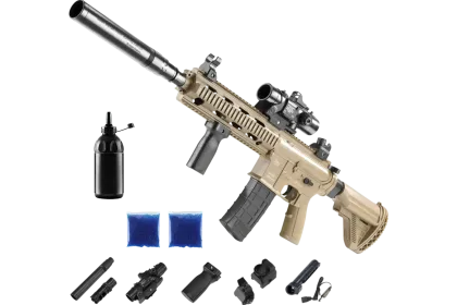 Автомат HK-416 PRO + орбізи (2пач.) + пляшка-дозатор