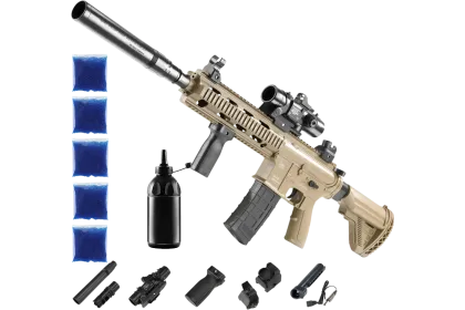 Автомат HK-416 PRO + орбізи (5пач.) + пляшка-дозатор