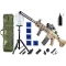 Автомат HK-416 PRO + орбізи (5пач.) + чохол + пляшка-дозатор + мішень