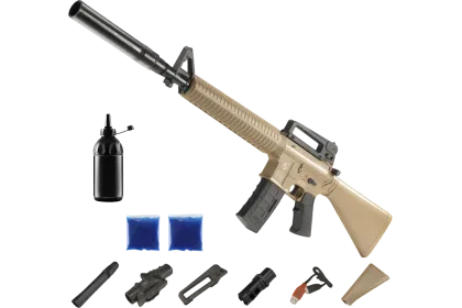 Автомат M-16 PRO + орбізи (2пач.) + пляшка-дозатор