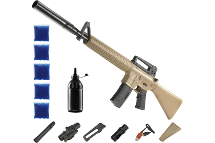 Автомат M-16 PRO + орбізи (5пач.) + пляшка-дозатор