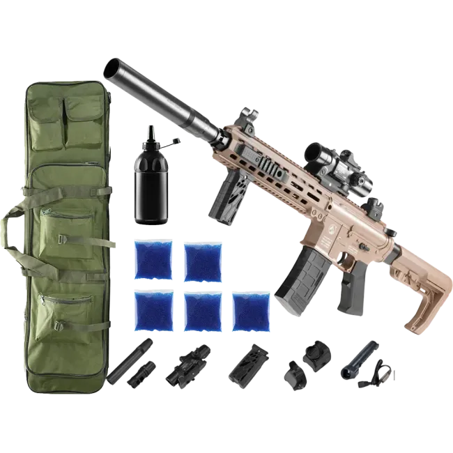 Автомат M-4 PRO + орбізи (5пач.) + чохол + пляшка-дозатор