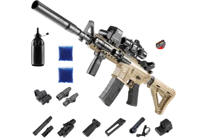 Автомат M4A1 PRO + орбізи (2пач.) + пляшка-дозатор