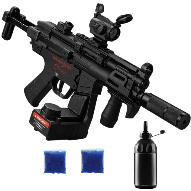Автомат MP-5K Pro Max + орбізи (2пач.) + пляшка-дозатор