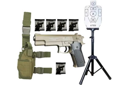 Пістолет Smith & Wesson-645 PRO + орбізи (5пач.) + кобура + мішень