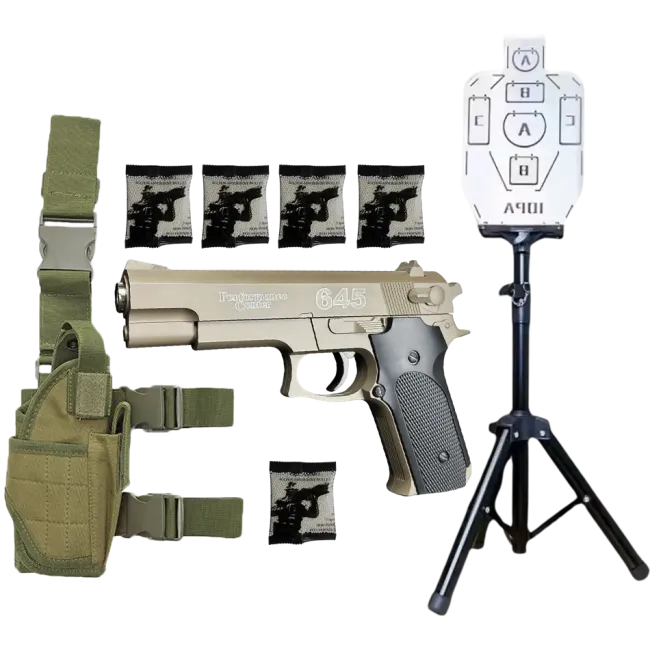 Пістолет Smith & Wesson-645 PRO + орбізи (5пач.) + кобура + мішень