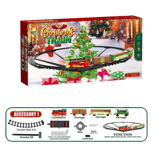 Різдвяний чарівний поїзд навколо ялинки «Polar Express Magic»