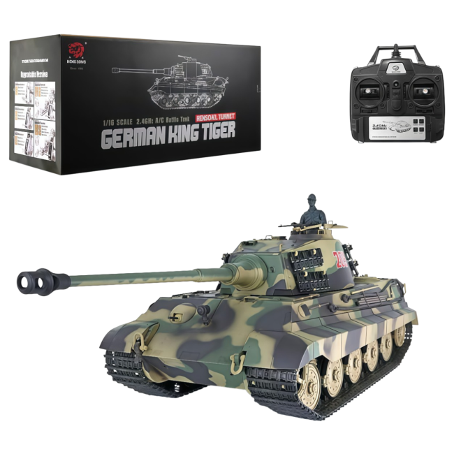 Henglong German King Tiger I 1:16 Pro — Професійна версія