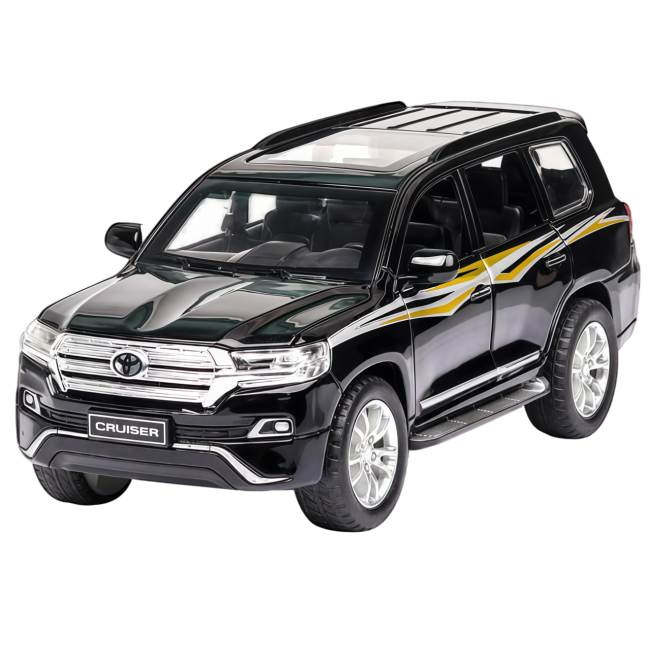 Toyota Land Cruiser LC 300 1:18 Чорна